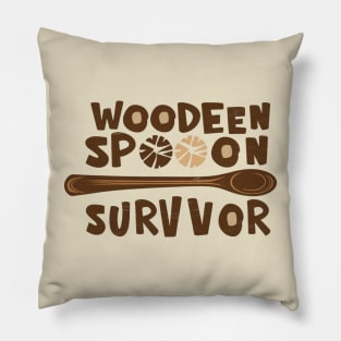 wooden spoon survivor Pillow