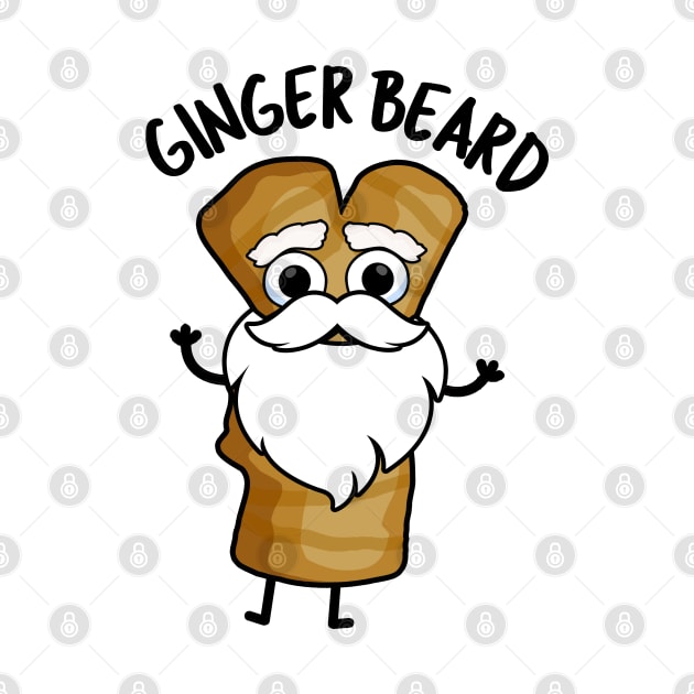 Ginger Beard Funny Gingerbread Food Pun by punnybone