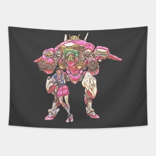 Overwatch D.Va Academy Skin C Tapestry