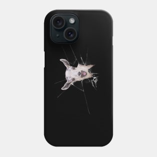 Goat Breaking Through Window Phone Case