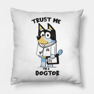 bluey dogtor Pillow