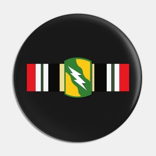 Iraq Campaign Rib -  155th Armored BCT Pin