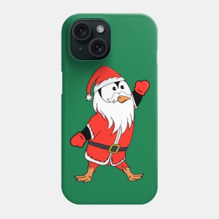 Santa Claus Penguin Ready for Christmas Phone Case