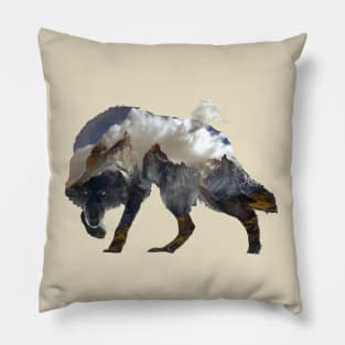 Mountain Wolf 2 Pillow