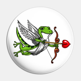 Gecko Lizard Cupid Pin