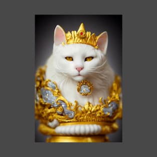 Cat with a golden crown T-Shirt