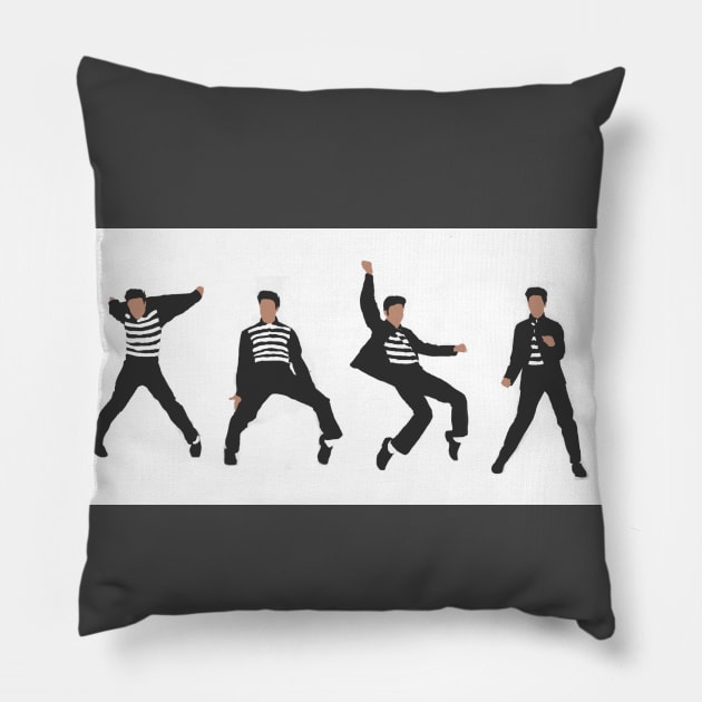 Jail House Rock! Pillow by JujuC