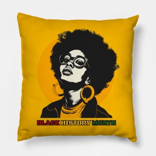 Black History Month A Black History Month Celebration Design Pillow