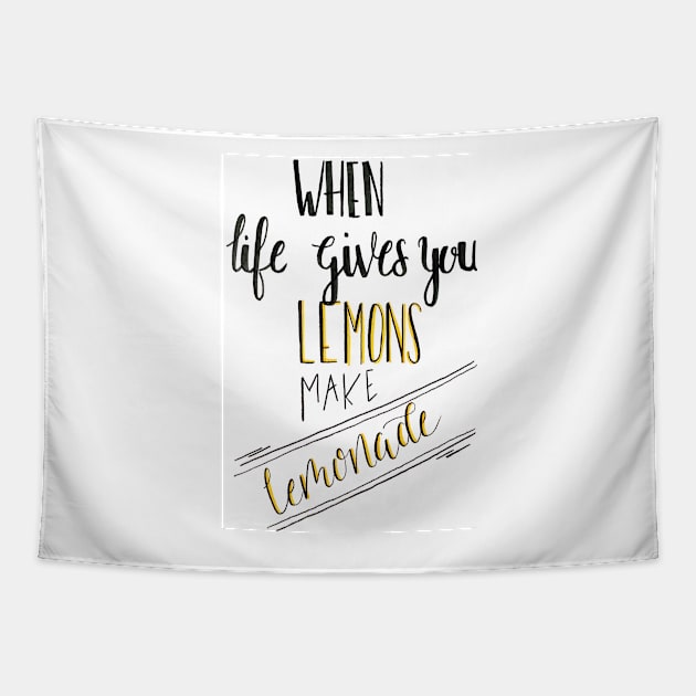 when life gives you lemons Tapestry by nicolecella98