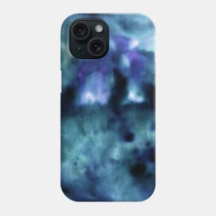 Blue Ice Tie-Dye Phone Case