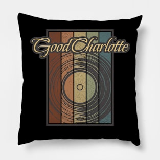 Good Charlotte Vynil Silhouette Pillow