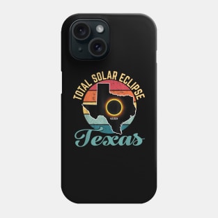 Texas Solar Eclipse 2024 Phone Case