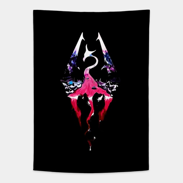 Elder Scrolls - Skyrim Tapestry by ctrlzie