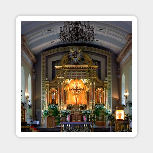 Basilica Minore del Sto. Niño de Cebu Philippines Magnet by likbatonboot