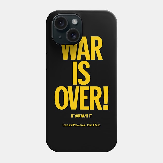 War is Over - John Lennon & Yoko Ono Phone Case by Boogosh