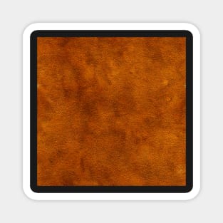 Brown leather, natural and ecological leather print #30 Magnet