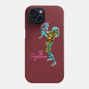 All Together (woman lifting doggie) Phone Case