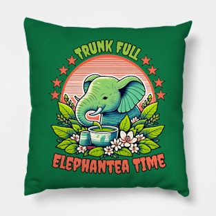 Matcha Elephant Pillow