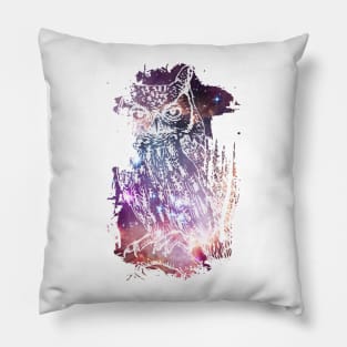 Cosmic Owl Pillow