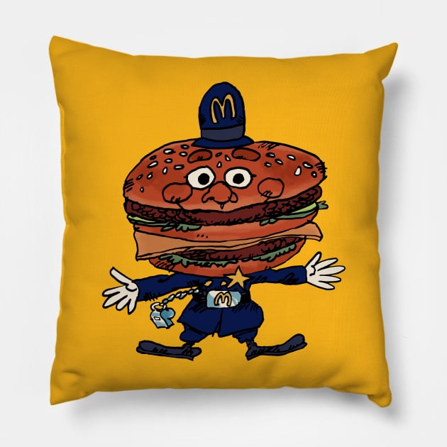 Officer Big Mac Pillow by DustinCropsBoy