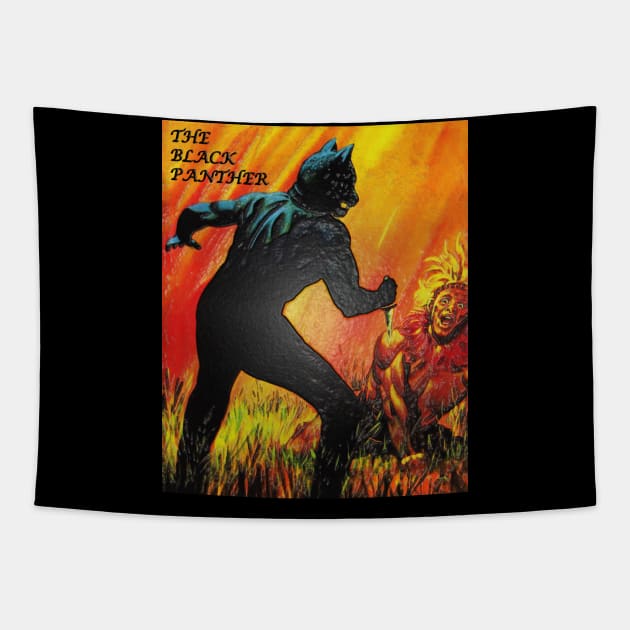 The Black Panther - Death Comes Silent (Unique Art) Tapestry by The Black Panther