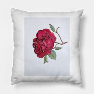 Wet Rose Pillow