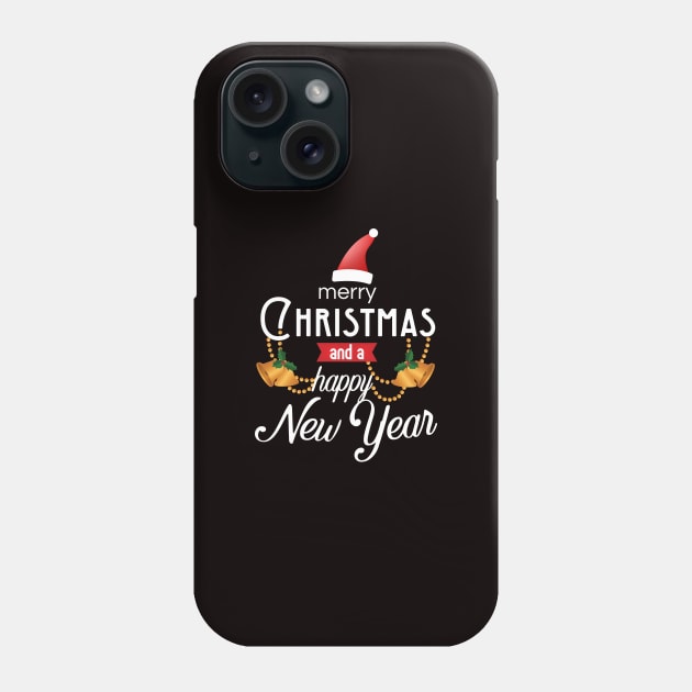 merry christmas and a happy new year Phone Case by FircKin