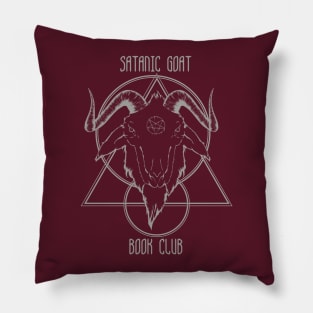 satanic goat book club Pillow