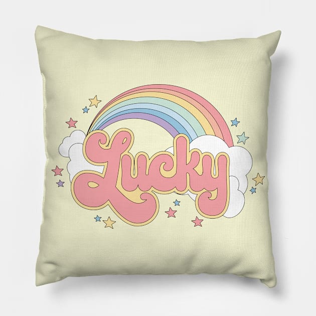 Lucky! Pillow by Haygoodies