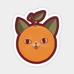 Orange Cat Magnet