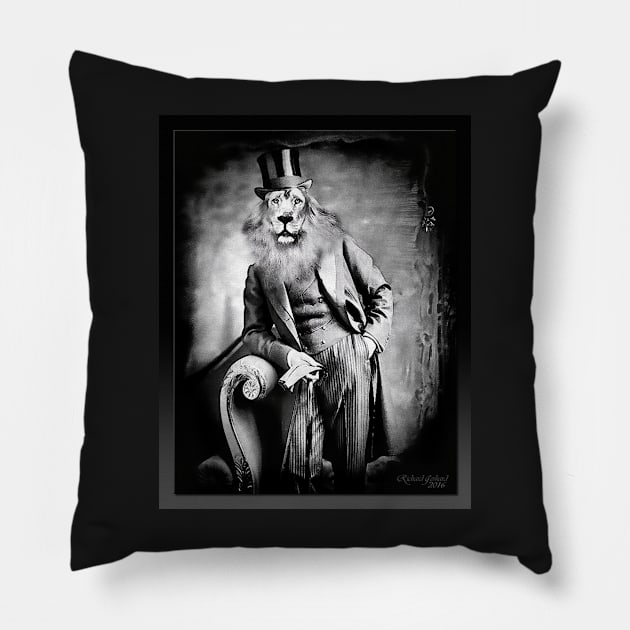 The Lion of Wall Street Pillow by rgerhard