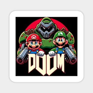 Doom Guy Crossover Magnet