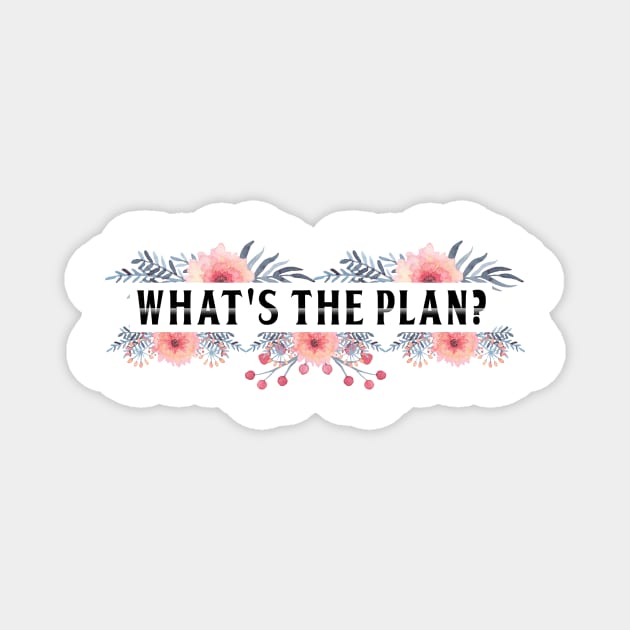 What's the plan? Magnet by Love Creates