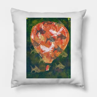 Flying Fish Fine Art Print Pillow