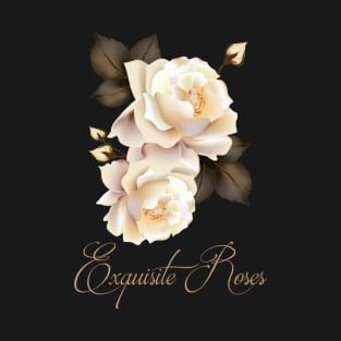 Exquisite Vintage  Roses-Roses-Spring flowers T-Shirt