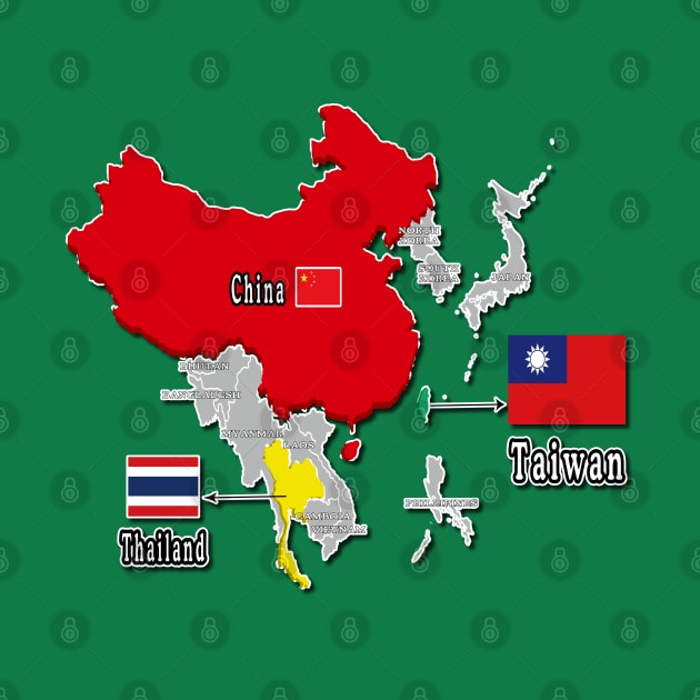 where is taiwan world map | taiwan location map_not Thailand and China_green by jessie848v_tw