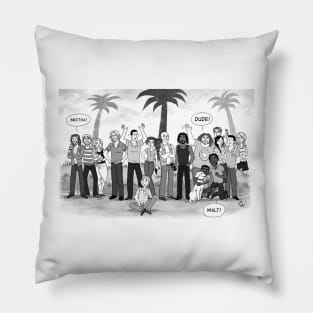 Lost cast portrait Pillow