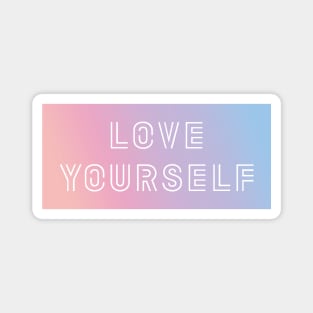 BTS LOVE YOURSELF PASTEL GRADIENT Magnet