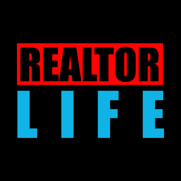 Realtor Life Fathers Day Gift Funny Retro Vintage by zyononzy