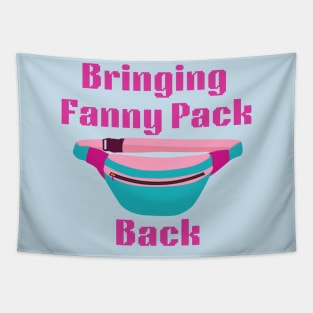 Lispe Bringing Fanny Pack Back, Funny Fanny Bag Tapestry