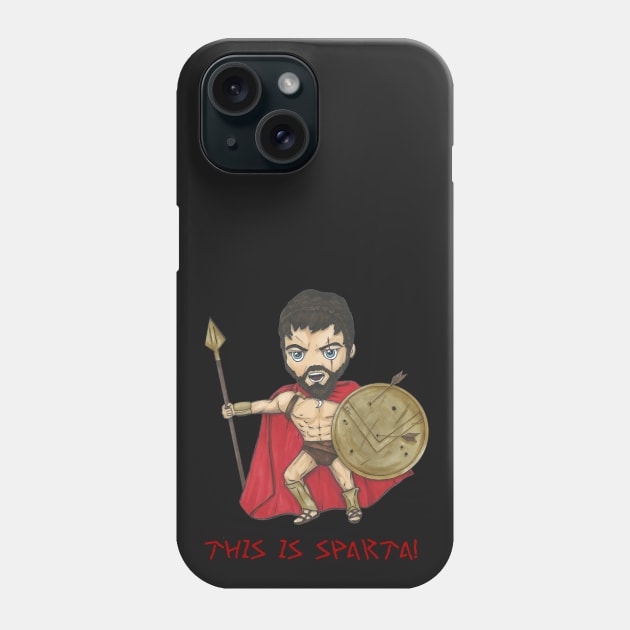 King Leonidas Phone Case by LivStark