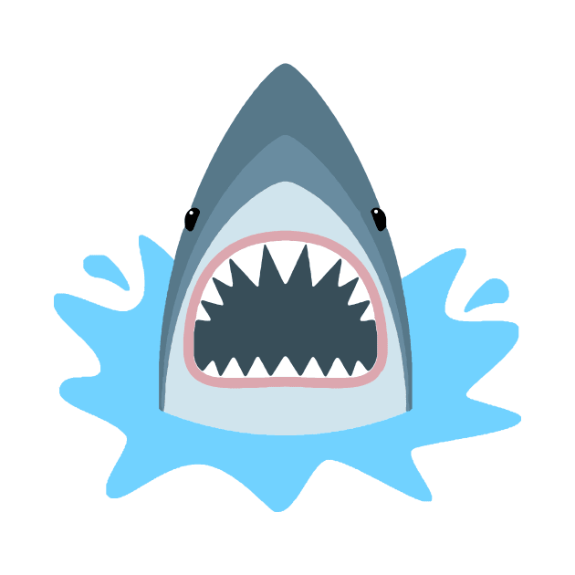 Shark Attack by MinimalistTShirts