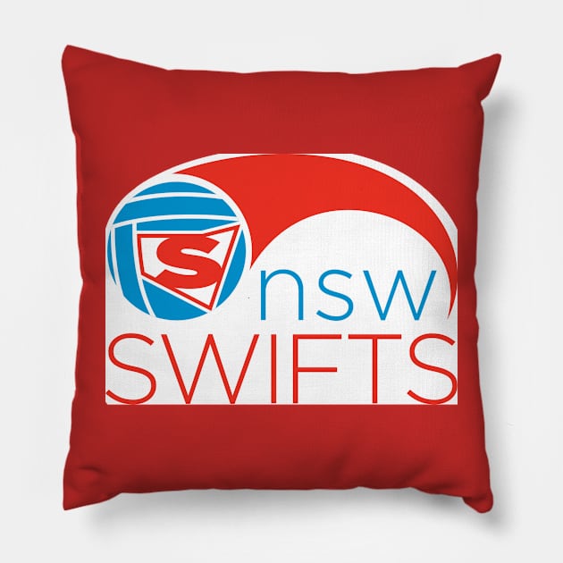 New South Wales Swifts Pillow by zachbrayan