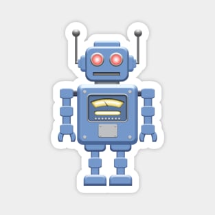 Retro Toy Robot Magnet