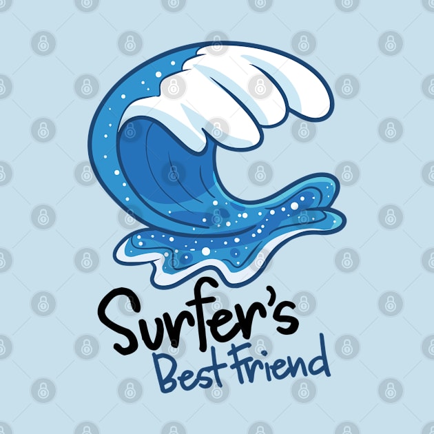 Surfer's Best Friend by Jocularity Art