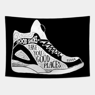 Shoes Basketball Shoes Good Shoes Take You Good Places Tapestry
