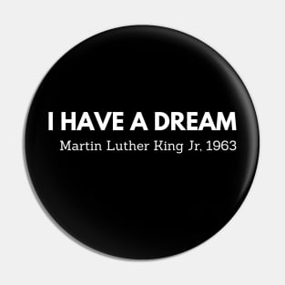 I have a dream,  Mlk, black history Pin