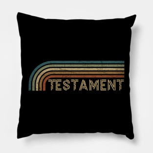 Testament Retro Stripes Pillow