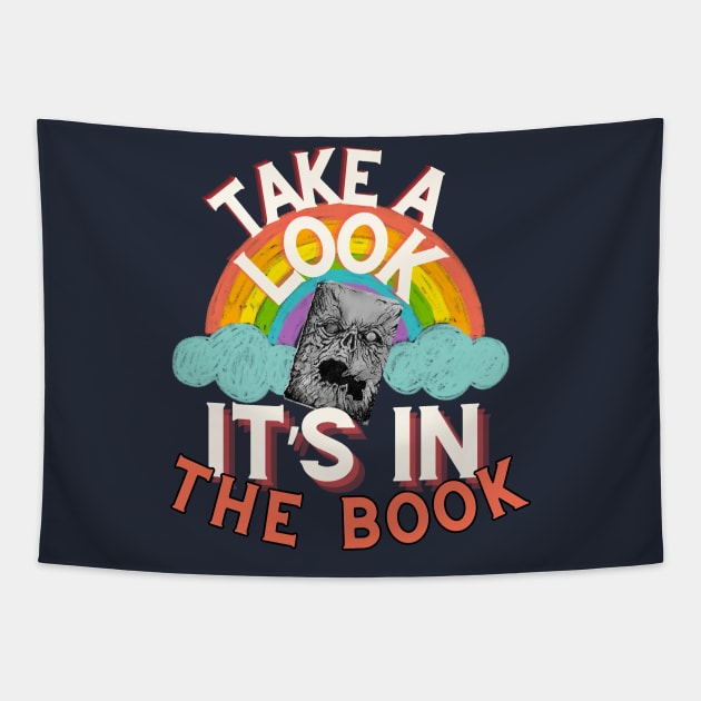 Take A Look In The Book Tapestry by Retro Meowster