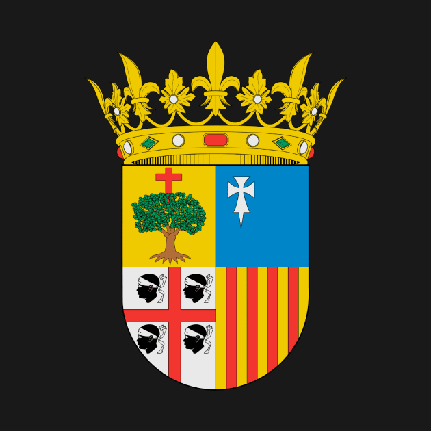 Coat of arms of Aragon by Wickedcartoons